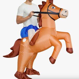 Inflatable Ride-On Horse Costume